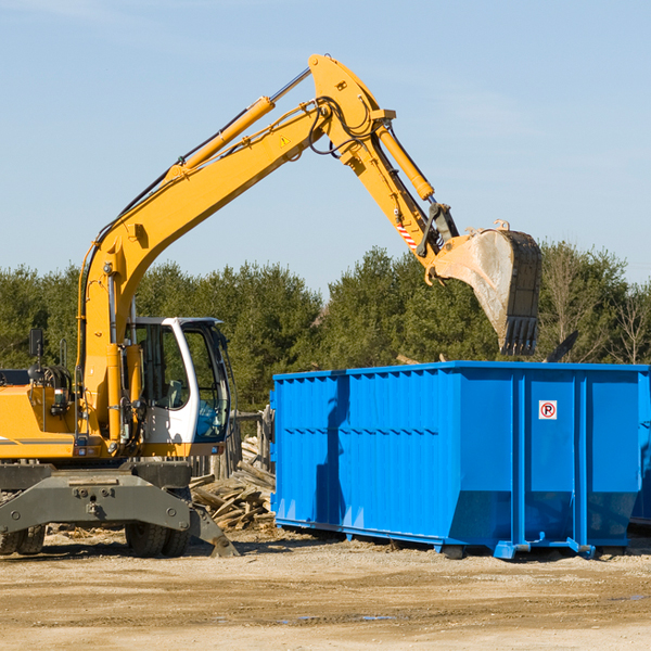 how many times can i have a residential dumpster rental emptied in Ashford CT